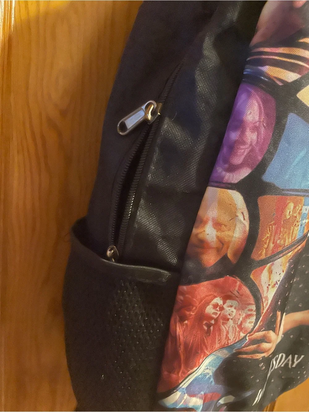Wednesday Black Graphic Backpack